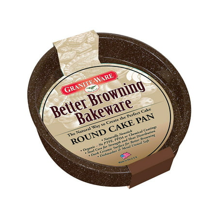 Granite Ware Better Browning Round Cake Pan,