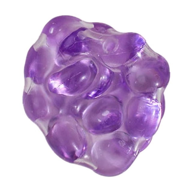 Wartleves Bolas de perlas de colores, juguete curativo para apretar, descompresión y estrés con rebote lento