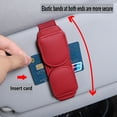 thumbnail image 5 of Ohufall Dual Use Magnetic Car Visor Sunglasses Clip Card Storage Car Organization, 5 of 5