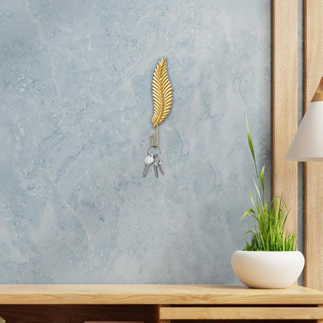 Perchero con forma dorada chaquetas, , armario, monedero, sala de , estilo A Macarena Ganchos de pared