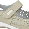 thumbnail image 2 of Boulevard Womens Wide Fitting Window Back Punched Bar Shoes, 2 of 4