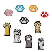 Patches Patch Iron Embroidery Clothing Sew Cute Paw Print Diy Jeans Cat Sewing Kids Palm Animal Embroidered Hats Decor