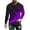 Purple, variant on Jinhomg Men's Graphic Tees 2024 Novelty Print Long Sleeve Crewneck Pullovers Top Big and Tall Blue XXL