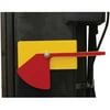 Vestil Fork Truck Level,Yellow/Red,2 5/8" W FRK-LVL