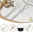 thumbnail image 3 of Justharion Crossbody Bag Metal Chain Bag S Look With Exquisite Chain Easy To Install Purse Chain Straps Silver, 3 of 6
