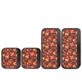 thumbnail image 2 of FUIALDOLG Set of 4 Washable Fabric Door Handle Cloth Protector with Cozy Autumn Pattern, Refrigerator Microwave Oven Handle Covers for Kitchen, Autumn Maple Leaves Pinecone, 2 of 7