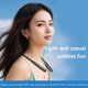 thumbnail image 4 of YESIDO YSP22 ENC Noise Reduction Bluetooth 5.3 Headphones Neckband Earphones with LED Power Display, 4 of 5