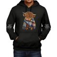 thumbnail image 1 of MHFRRA Sudadera con Capucha Informal de Manga Larga, Suave, Cómoda y Ligera, Estilo Urbano, A La Moda, Deportiva, para Uso Diario Negro, 1 of 3
