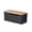 Black, variant on Cable Management Box Power Stripe Organizer Cord Organizer Box Hide and Conceal Power Strips and Electrical Cords from TVs Computers Desks, Large Management Cord Organizer with Cover