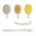 thumbnail image 2 of Cepillo de BAÑO 3 en 1 LIUYMXG Mango largo plegable para ducha Exfoliante Cepillado de piel seca, 2 of 4