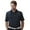 Navy/Foam Green, variant on Monterey Club Men's Bradley Stripe Jersey Golf Polo Shirt #1663