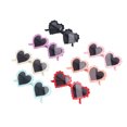 thumbnail image 1 of Lunettes de Soleil pour Enfants, Lunettes de Soleil en Forme de Cœur PC pour Camping pour Activités Extérieures, 1 of 8