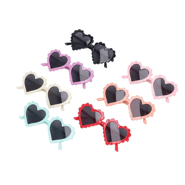 Children Sunglasses, Heart Shaped Sunglasses PC For Camping For Outdoor Activities