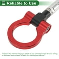thumbnail image 6 of Unique Bargains Tow Bars For Vehicles for Mazda RX8 2003-2008 Front Rear Tow Hook 19mm Aluminum Alloy 104mm Red 1 Set, 6 of 6