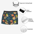 thumbnail image 6 of Naloa Blue Floral Print Mens Underwear - Boxers for Men, Classic Briefs for Men, 6 of 9