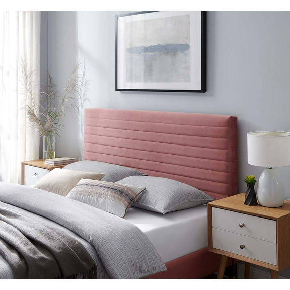 Modway Tranquil King/California King Headboard in Dusty Rose