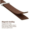 thumbnail image 3 of Magnetic Woven Crossbody Phone Strap for iPhone 17/Pro/Max/Air Cases with Dual Lanyard Holes, Adjustable Neck & Shoulder Lanyard, Lightweight & Durable (Ochre), 3 of 9