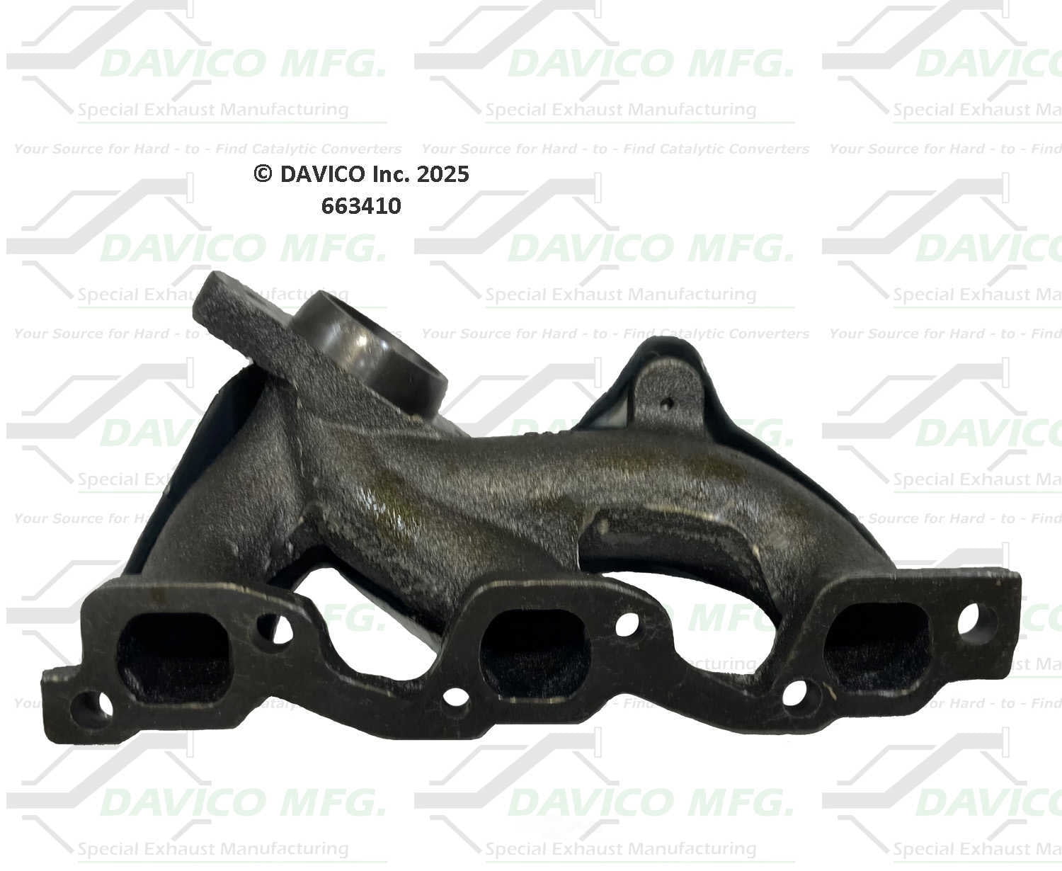Davico Mfg 663410 Stand alone Exact-Fit exhaust manifold