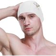 thumbnail image 3 of FYBTO Swimming Cap Funny Gooses Sketch Adult FYBTO Polyester, 3 of 4