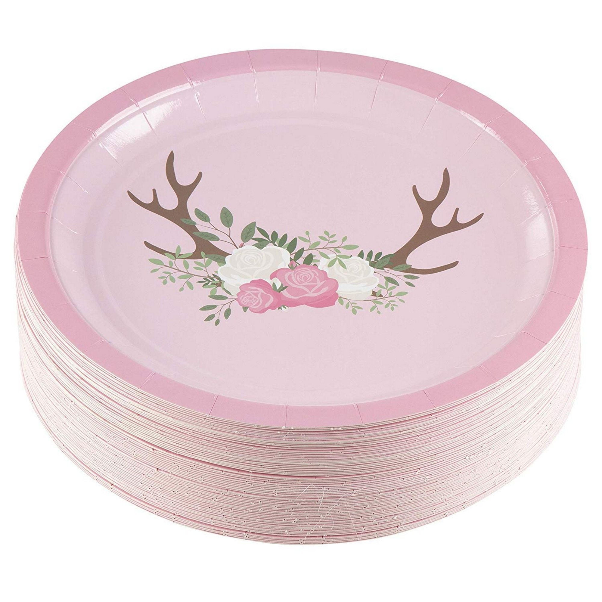 deer paper plates