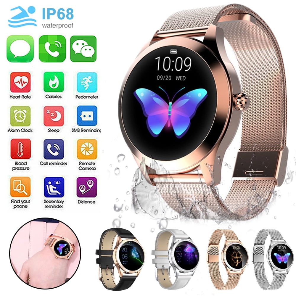Mid-Ten - Mid-Ten KW10 Smart Watch Women Lady IP68 Waterproof Bluetooth