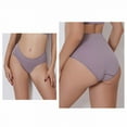 thumbnail image 2 of Vedolay Womens Briefs Seamless Underwear for Women No Show Panties Feel Air Invisibles Bikini Panties,Purple One Size, 2 of 4