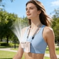 thumbnail image 4 of Apmemiss Clearance Handheld Small Fan Portable Foldable Portable USB Mini Coolings Fan Silent High Wind Power Ice Pack Handheld, 4 of 6