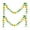 B, variant on Artificial Sunflower Garland Fake Silk Sunflowers Hanging Vines Yellow Flowers with Green Leaves for Room Home Garden Wedding Arch Bridal Party Outdoor Decor