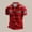 Red, variant on 2026 New USA Soccer Jersey for Men, United States Jersey Soccer, Jersey USA Fans Crew Neck Short Sleeve Football Retro Streetwear Outdoor T Shirt for Adult(White, 2XL)