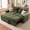 Green, variant on Marrber 55.8" Modern Corduroy Upholstered Convertible Loveseat for Living Room, White
