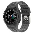 thumbnail image 1 of For Samsung Galaxy Watch4 Classic 46mm Smart Watch Strap Soft Wrist Band Integrated with Watch Case, 1 of 4