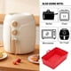 thumbnail image 1 of Air Fryer Silikonform, Rektangulär Silikonbehållare för Air Fryer, Silikonbricka för Air Fryer röd red, 1 of 4
