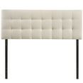 thumbnail image 6 of Modway Lily Queen Upholstered Polyester Fabric Headboard in Ivory, 6 of 8