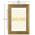 thumbnail image 2 of 4x6 Picture Frame – Matte Gold Ornate Vintage Gallery Wall Photo Frame with Mat for 3.5x5, 2 of 8