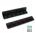 thumbnail image 2 of Siruishop Pool Cue Rack Pool Table Rods Organizer Stand Easy to Install Hold 6 Pool Sticks black, 2 of 8