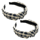 thumbnail image 1 of Diademas anudadas para diademas, diademas anchas para mujeres, aro para el cabello, nudo torcido, accesorios para el cabello de moda, 1 of 5