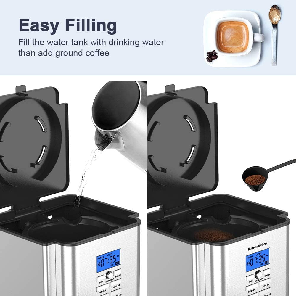 quick cleaner recipe for coffe pots