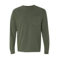 thumbnail image 2 of Comfort Colors - Garment-Dyed Heavyweight Long Sleeve Pocket T-Shirt - 4410 - Hemp, 2 of 3