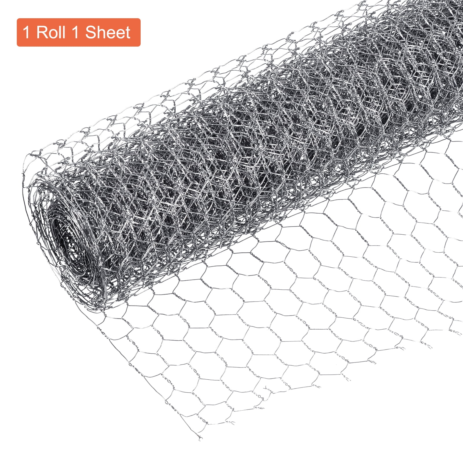 Cabilock 1 roll DIY Barbed Wire Garden Wire mesh Crafting Wire Mesh Poultry  Fence Netting hex Netting Chicken Wire Frame Chicken net Flower Wire