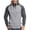 Gray, variant on Lovskoo 2024 Men's Zip-Up Hoodie Sweatshirts Casual Patchwork Long Sleeve with Pocket Jacket Black