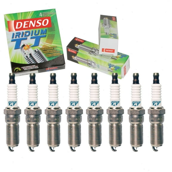 8 pc DENSO Iridium TT Spark Plugs compatible with GMC Terrain 2.4L L4 2013-2015