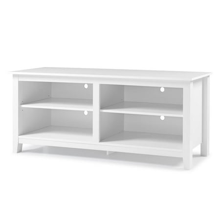Walker Edison 58 Essential TV Stand Console - White