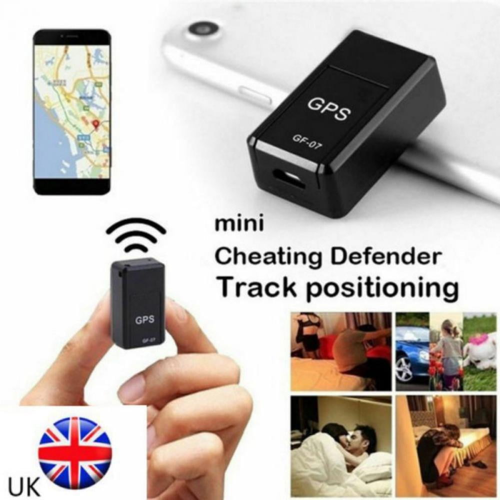 GPS Tracker No Monthly Fee Long Standby Portable Real-Time Positioning Device for Kids Elder Pets Black GF07 Magnetic Mini GPS Real Time Car Locator 