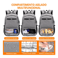 thumbnail image 5 of Mochila Belug  De Almuerzo Portátil Gris, 5 of 5