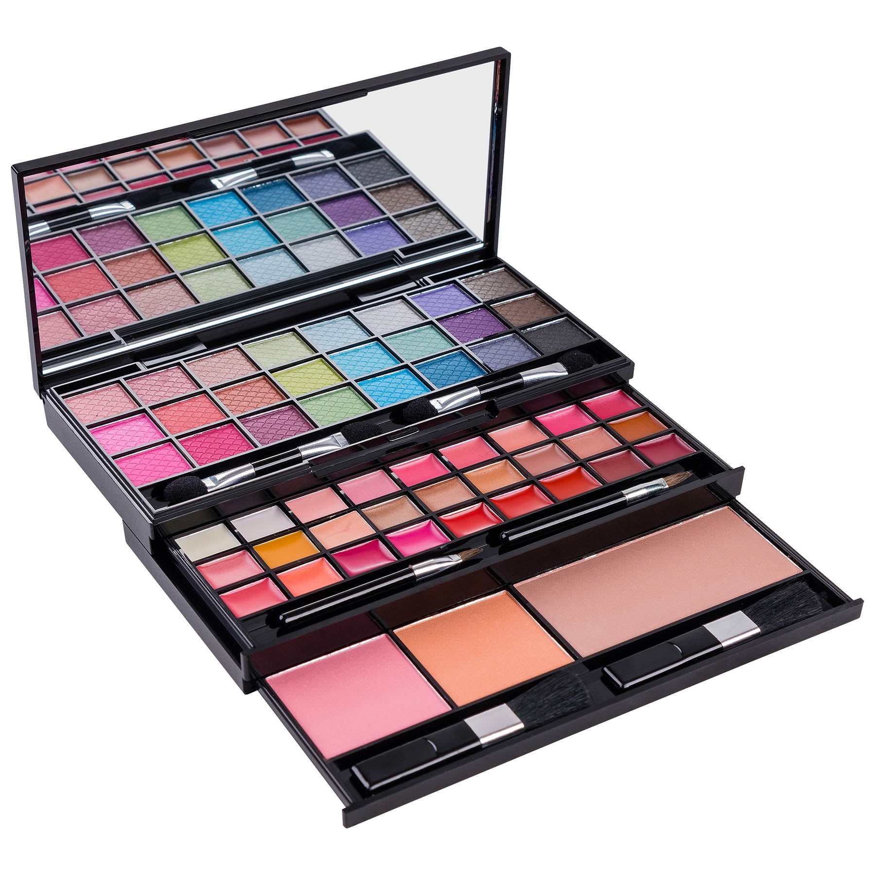 SHANY Classy & Sassy All-in-One Makeup Kit with Mirror, Applicators, 24 Eye Shadows, 18 Lip Glosses, 2 Blushes, and 1 Bronzer