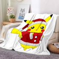 thumbnail image 1 of 3D Pokémon Blanket Plush Flannel Sofa Bed Anime Cover Blanket, 1 of 2