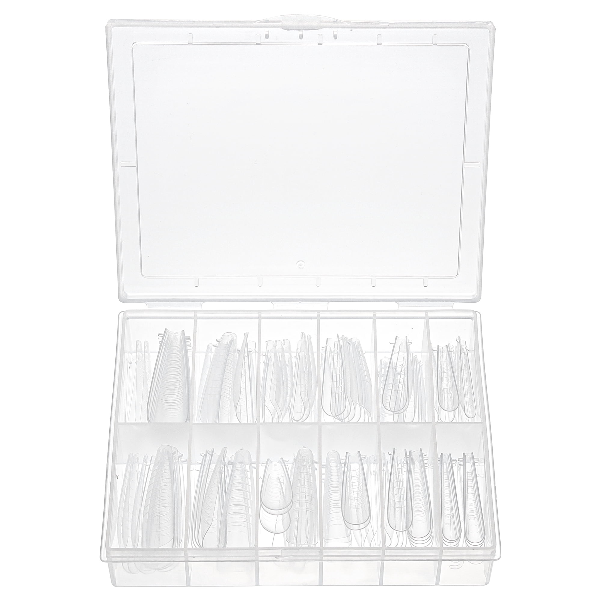 Unique Bargains Scale Faux Crystal Extension Fake Nails 120 Pcs [JM-26]