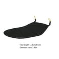 thumbnail image 2 of CATIEBYE Violin Shoulder Rest Padded Cotton Black Flat Curved Pressure Reduction 4.9X3.9X0.04In 1Pcs, 2 of 8