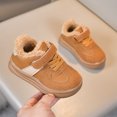 thumbnail image 5 of YOUYEDIAN Toddler Sneakers Winter Casual Athletic Platform Plush Flats Fashion Fuzzy Shoes, 5 of 5