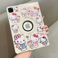 thumbnail image 6 of Lil' Hello Kitty iPad case cute 10.9 11 inch iPad 2022 Pro Air 4 5 anti bending anti drop protectuve cover girl Christmas gift, 6 of 7